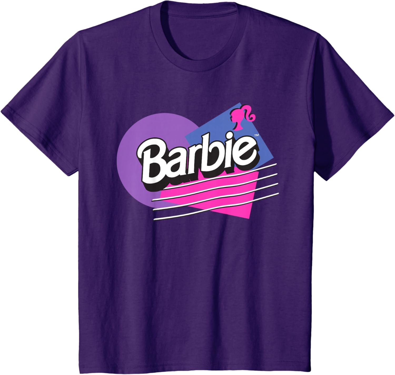 imageBarbie Retro Logo TShirtPurple