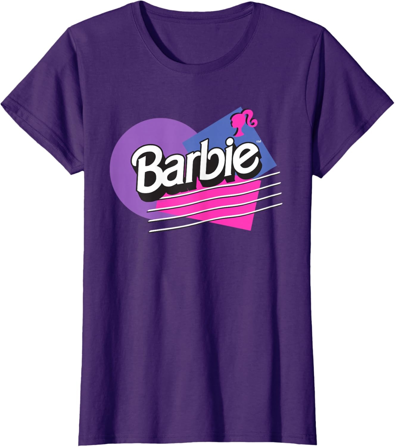 imageBarbie Retro Logo TShirtPurple