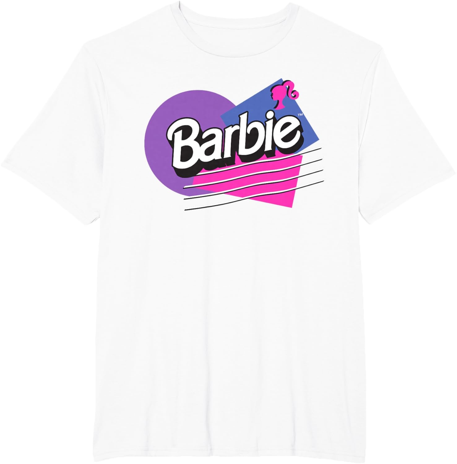 imageBarbie Retro Logo TShirtWhite