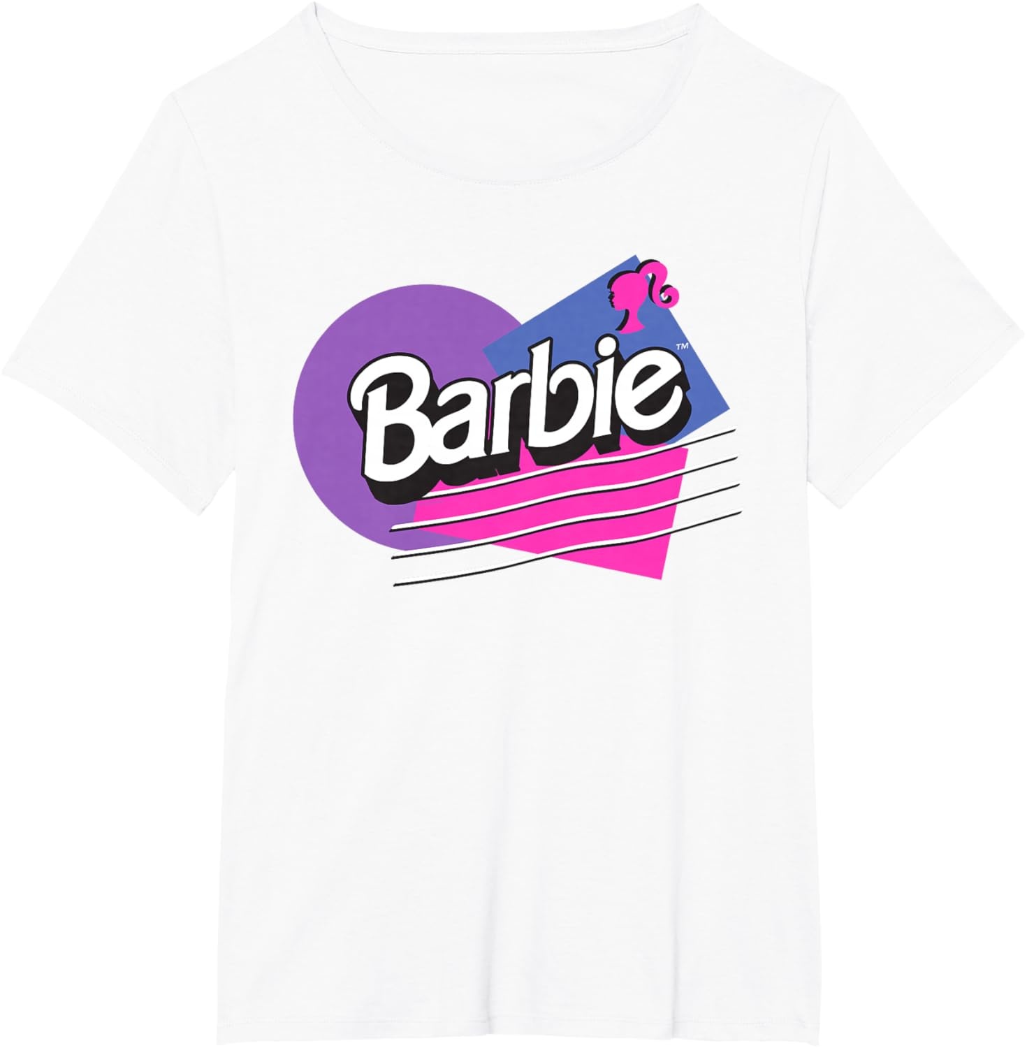 imageBarbie Retro Logo TShirtWhite