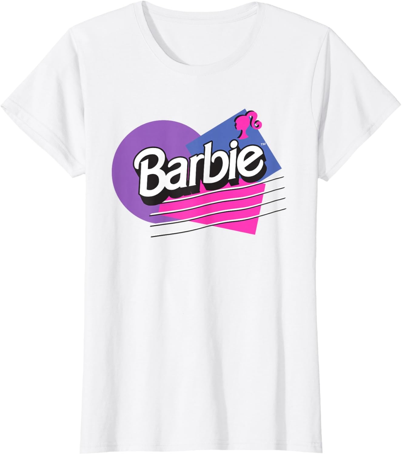 imageBarbie Retro Logo TShirtWhite