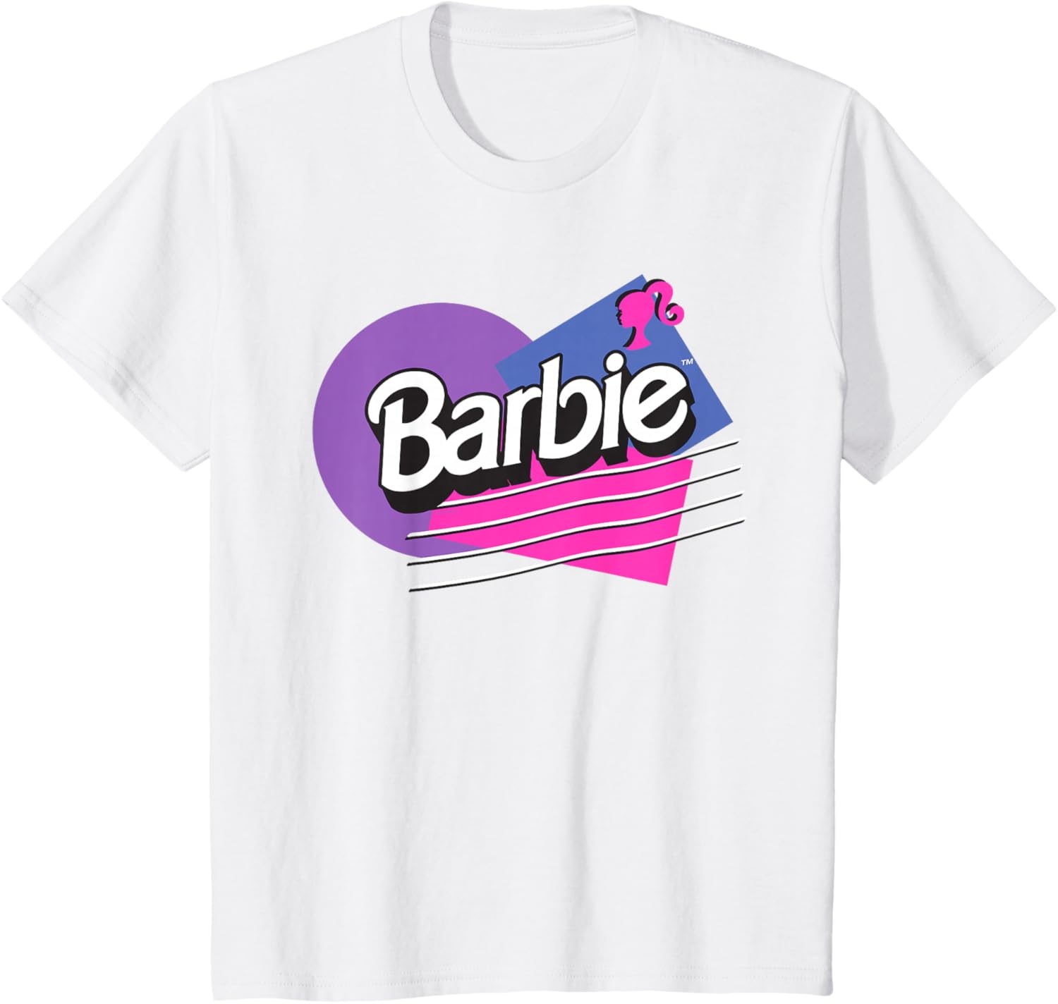 imageBarbie Retro Logo TShirtWhite