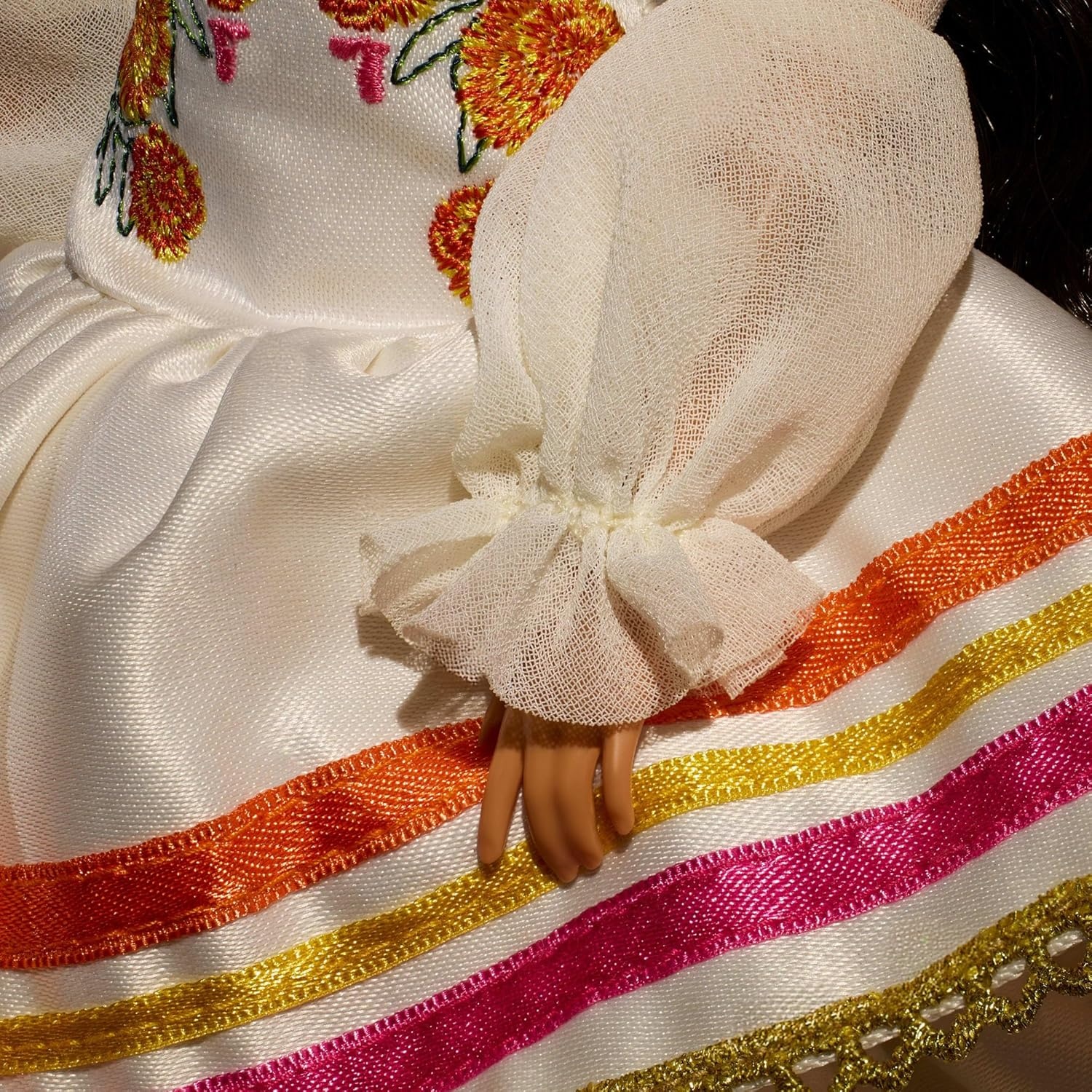 imageBarbie Signature Ken Doll Da De Muertos 2025 Collectible with Cream Shirt Black Vest and Trousers Sombrero and Calavera Face PaintBarbie