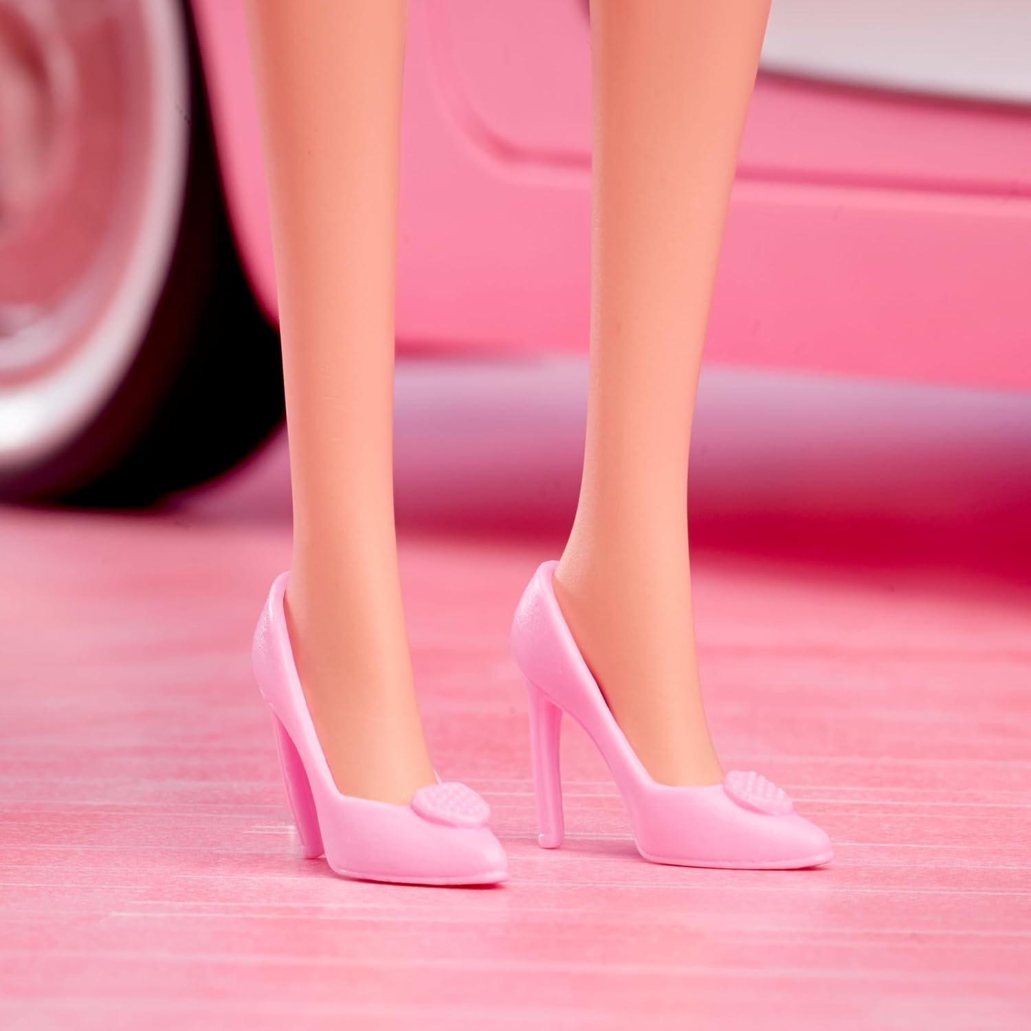 imageBarbie The Movie Doll Margot Robbie as Collectible Wearing Pink Blouse amp Skirt Tutu Outfit with Styled Hair amp Matching Jewelry