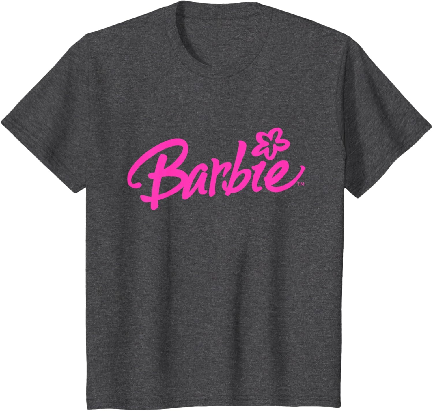 imageBarbie Y2K Logo TShirtDark Heather Grey