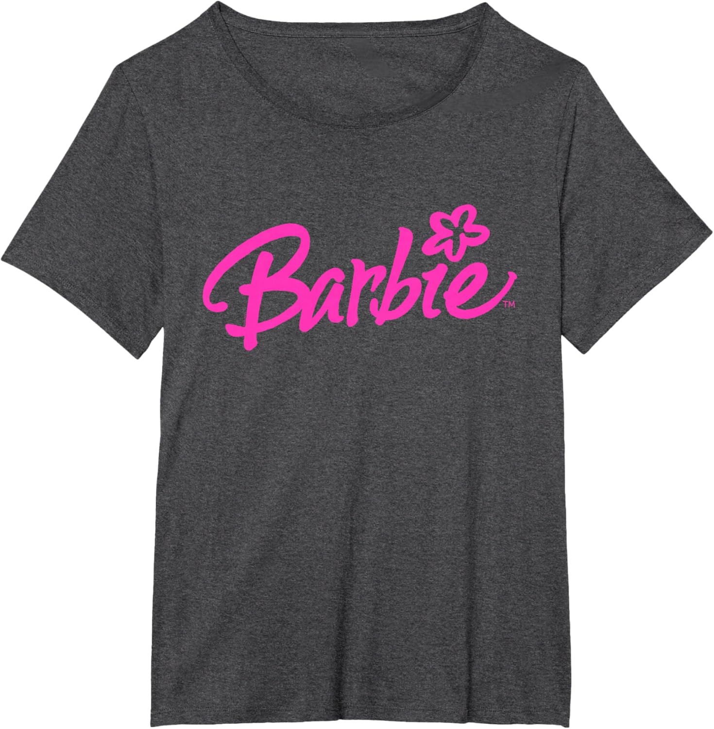 imageBarbie Y2K Logo TShirtDark Heather Grey