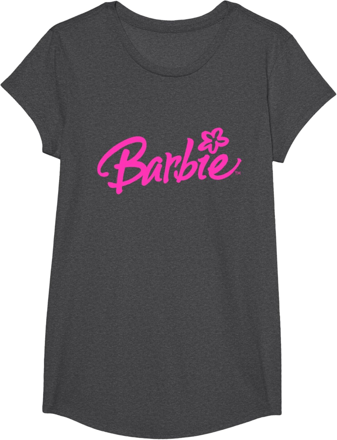 imageBarbie Y2K Logo TShirtDark Heather Grey