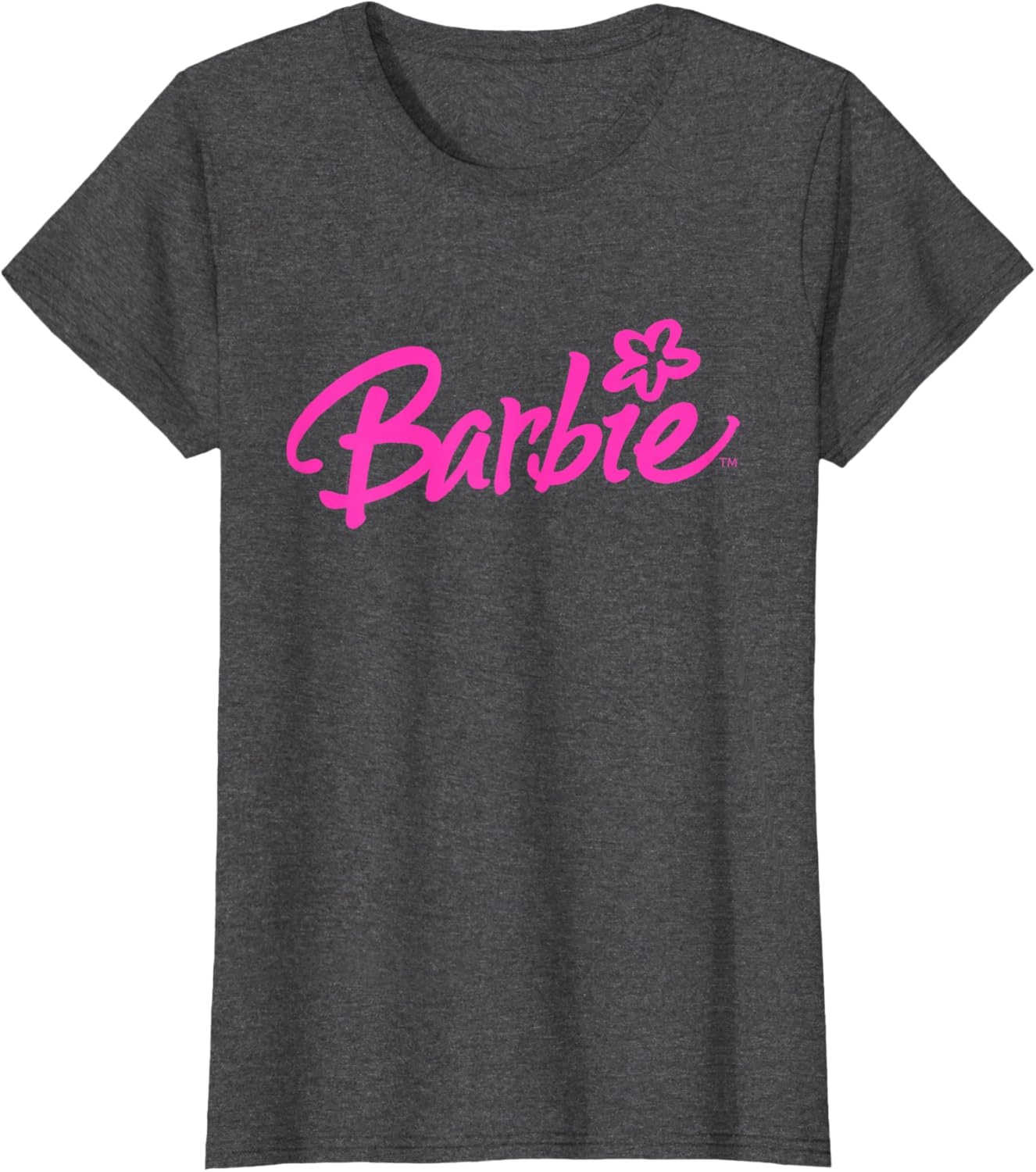 imageBarbie Y2K Logo TShirtDark Heather Grey