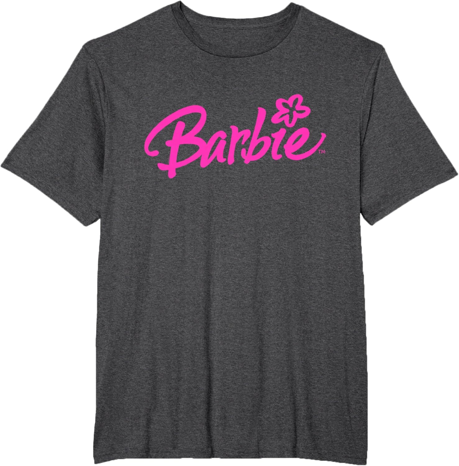 imageBarbie Y2K Logo TShirtDark Heather Grey