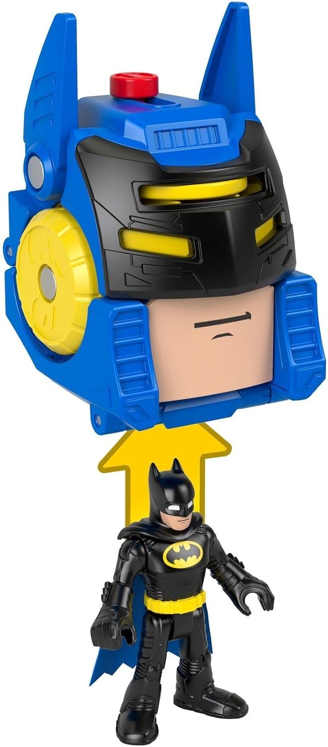 image:imageFisherPrice Imaginext DC Super Friends Preschool Toy Head Shifters The Joker amp Laff Mobile Figure Set for Pretend Play Kids Ages 3 YearsBatman Batmobile