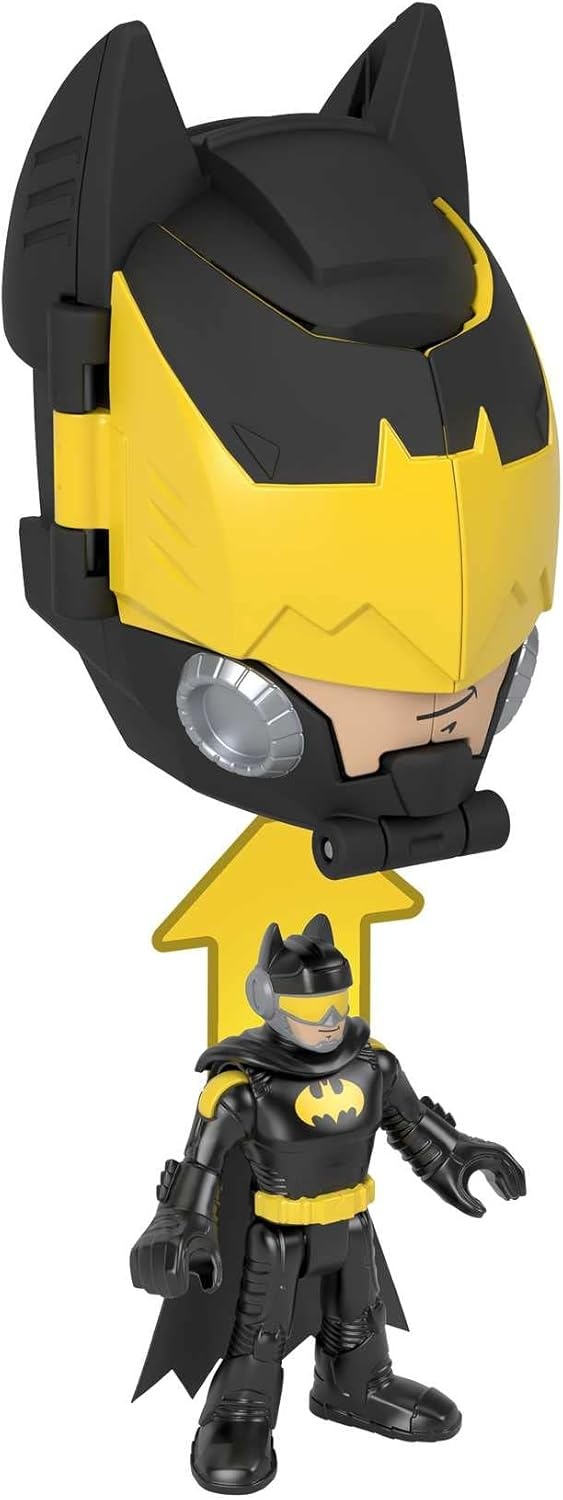 image:imageFisherPrice Imaginext DC Super Friends Preschool Toy Head Shifters The Joker amp Laff Mobile Figure Set for Pretend Play Kids Ages 3 YearsBatman Batwings