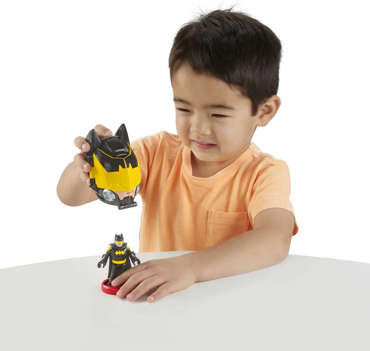 image:imageFisherPrice Imaginext DC Super Friends Preschool Toy Head Shifters The Joker amp Laff Mobile Figure Set for Pretend Play Kids Ages 3 YearsBatman Batwings