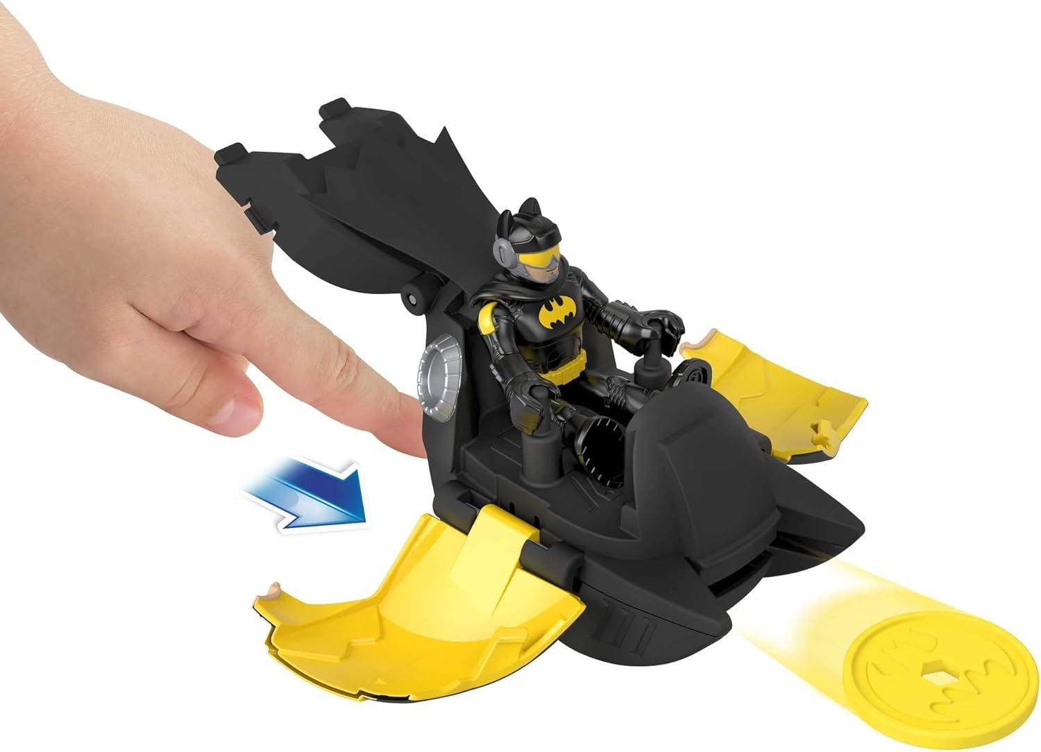 image:imageFisherPrice Imaginext DC Super Friends Preschool Toy Head Shifters The Joker amp Laff Mobile Figure Set for Pretend Play Kids Ages 3 YearsBatman Batwings