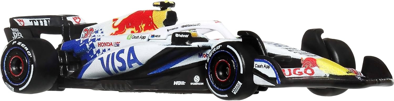 image:imageHot Wheels 164 Scale Premium DieCast Formula 1 Collectible Toy Race Car with Real Riders Tires amp MetalMetal Body amp Chassis Styles May Vary