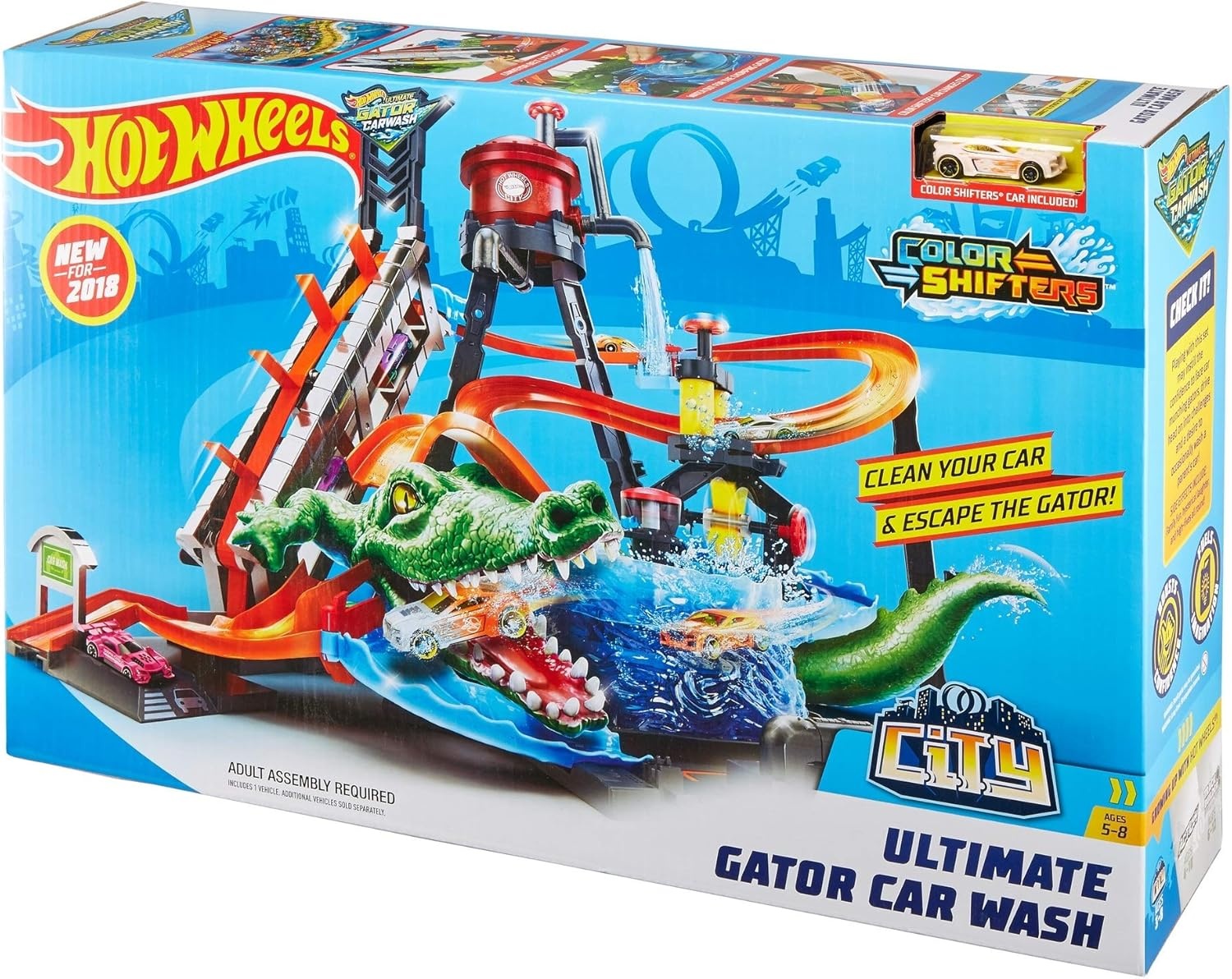 image:imageHot Wheels City Car Wash and Giant GatorGator Car Wash
