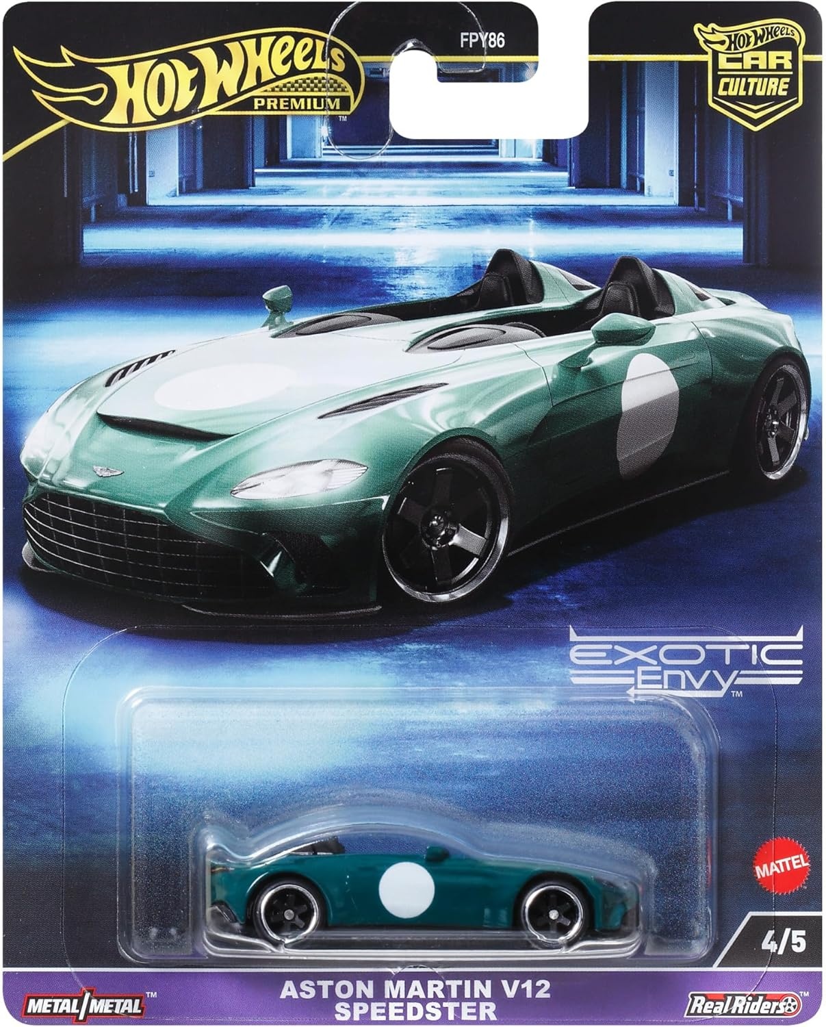 image:imageHot Wheels Premium Car Culture Circuit Legends Toy Vehicle 164 Scale DieCast Aston Martin V12 Speedster for CollectorsAston Martin V12