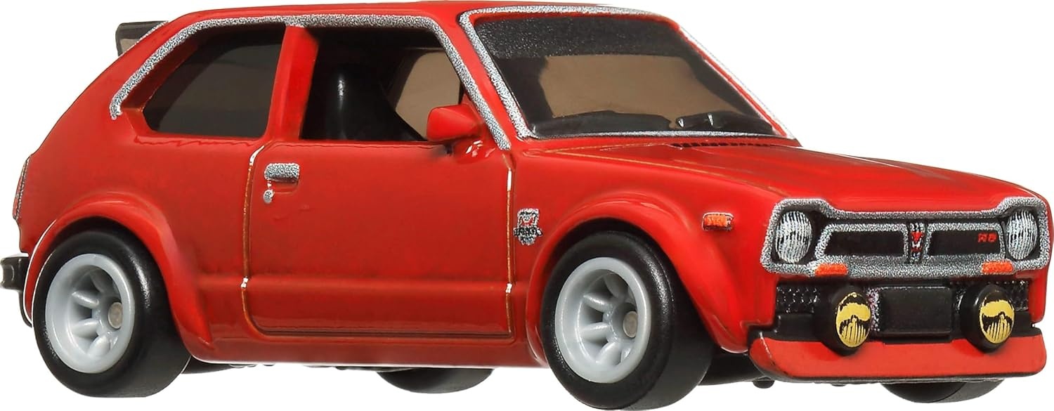 image:imageHot Wheels Premium Car Culture Collectible Toy Car 164 Scale DieCast 73 Honda Civic Custom Japan Historics 4 Vehicle with Real Riders Tires