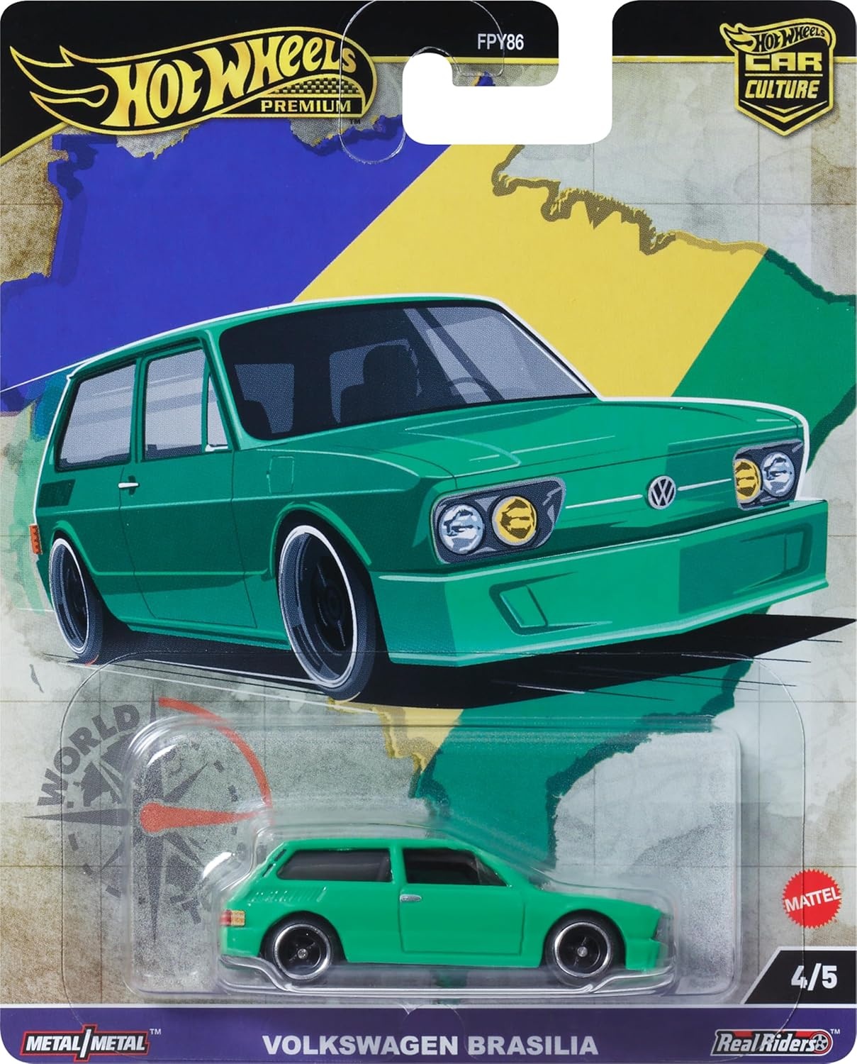 image:imageHot Wheels Premium Car Culture Collectible Toy Car 164 Scale DieCast Mazda 787B Hammer Drop Vehicle with Real Riders TiresVW Brasilia T9678