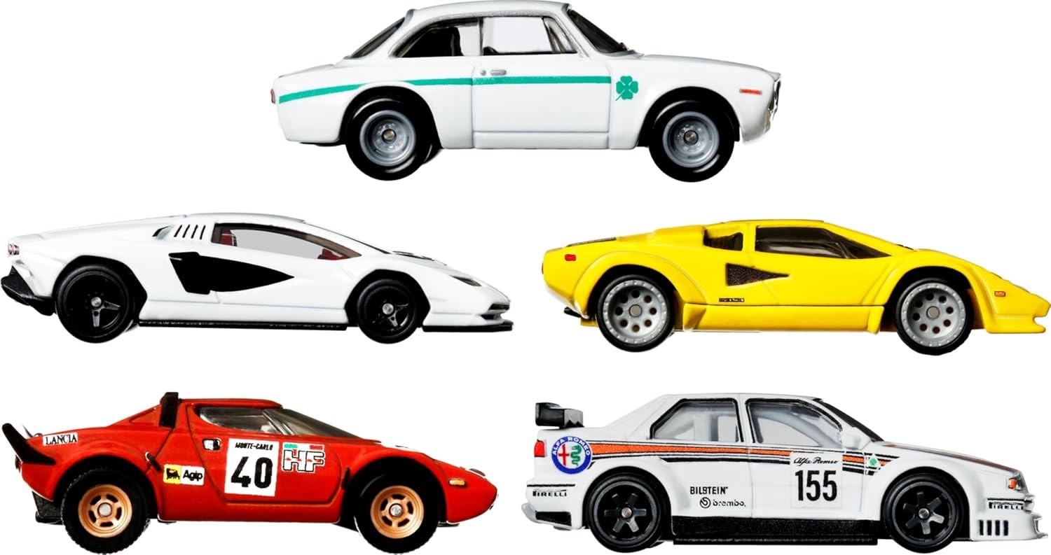 image:imageHot Wheels Premium Car Culture Set of 5 Toy Cars in Collectible Container Che Figata DieCast 164 Scale 5PackChe Figata
