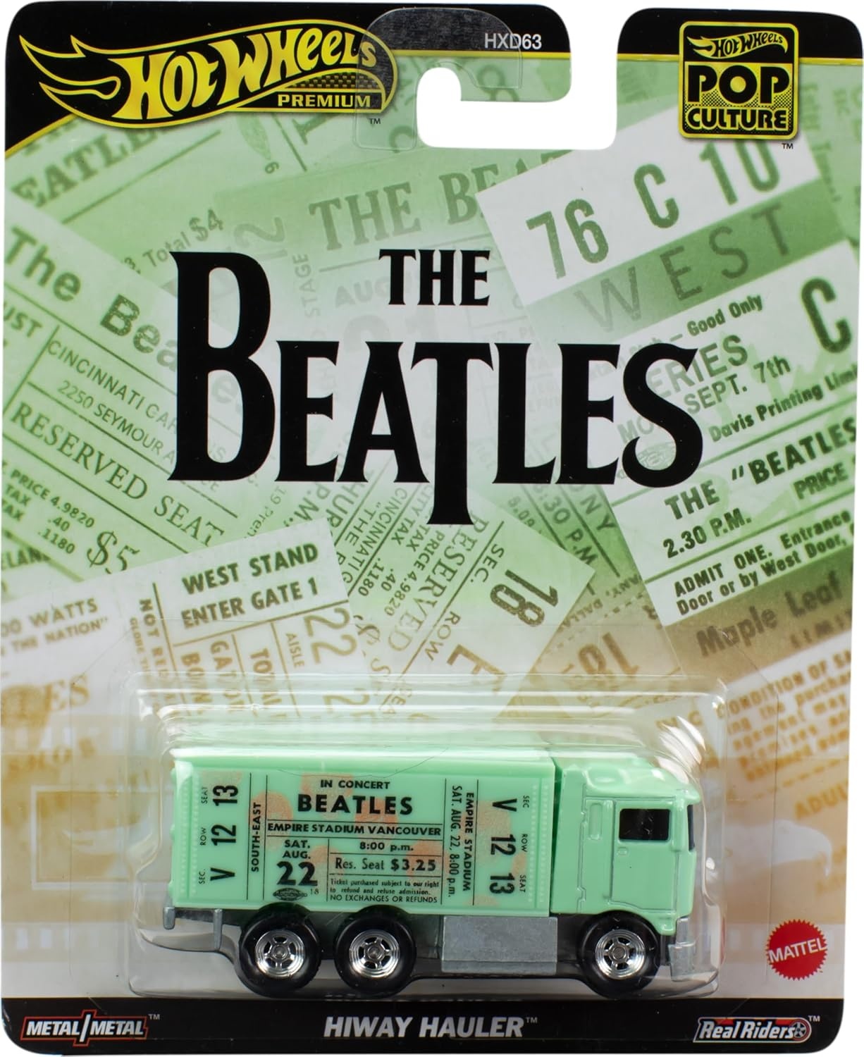 image:imageHot Wheels Premium Toy Car Truck or Van 164 Scale DieCast Replica from Popular Movie TV Show or Video Game Styles May VaryThe Beatles Empire Stadium
