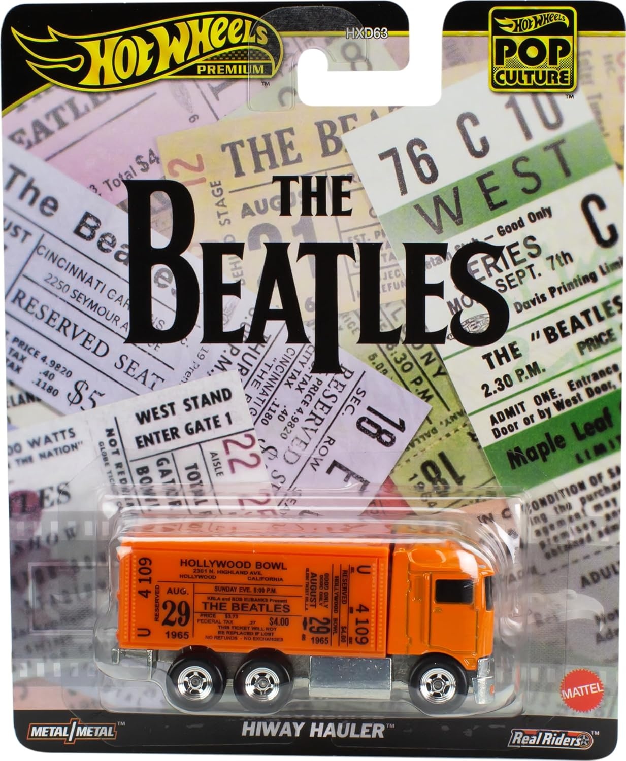 image:imageHot Wheels Premium Toy Car Truck or Van 164 Scale DieCast Replica from Popular Movie TV Show or Video Game Styles May VaryThe Beatles Hollywood Bowl