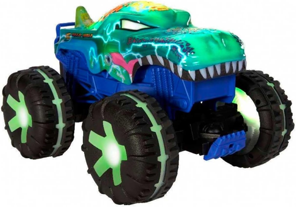 image:imageHot Wheels RC Monster Trucks MegaWrex in 16th Scale Extra Large RemoteControl Toy Truck More Than 2ft LongBlue