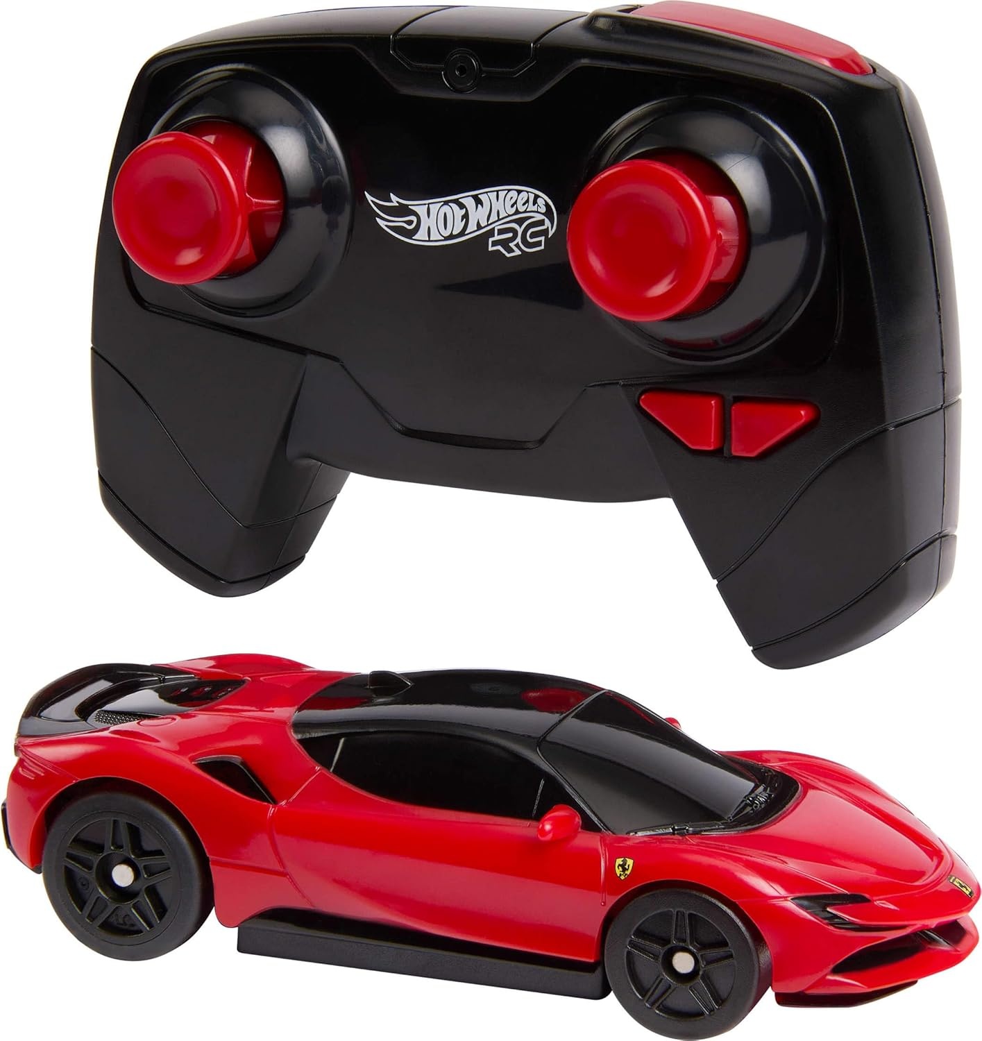 image:imageHot Wheels RC Toy Car RemoteControl Ferrari SF90 Stradale Assetto Fiorano in 164 Scale Race On and Off Track Booster Button for SpeedFerrari SF90