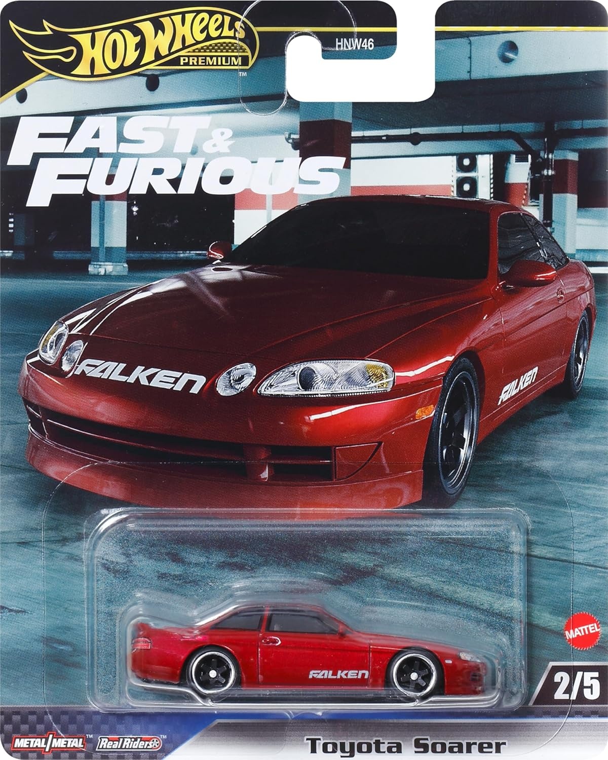 image:imageHot Wheels Toy Car Premium Fast amp Furious 164 Scale DieCast Toyota Soarer for Collectors Inspired by Fast amp Furious Movies Styles May VaryToyota Soarer