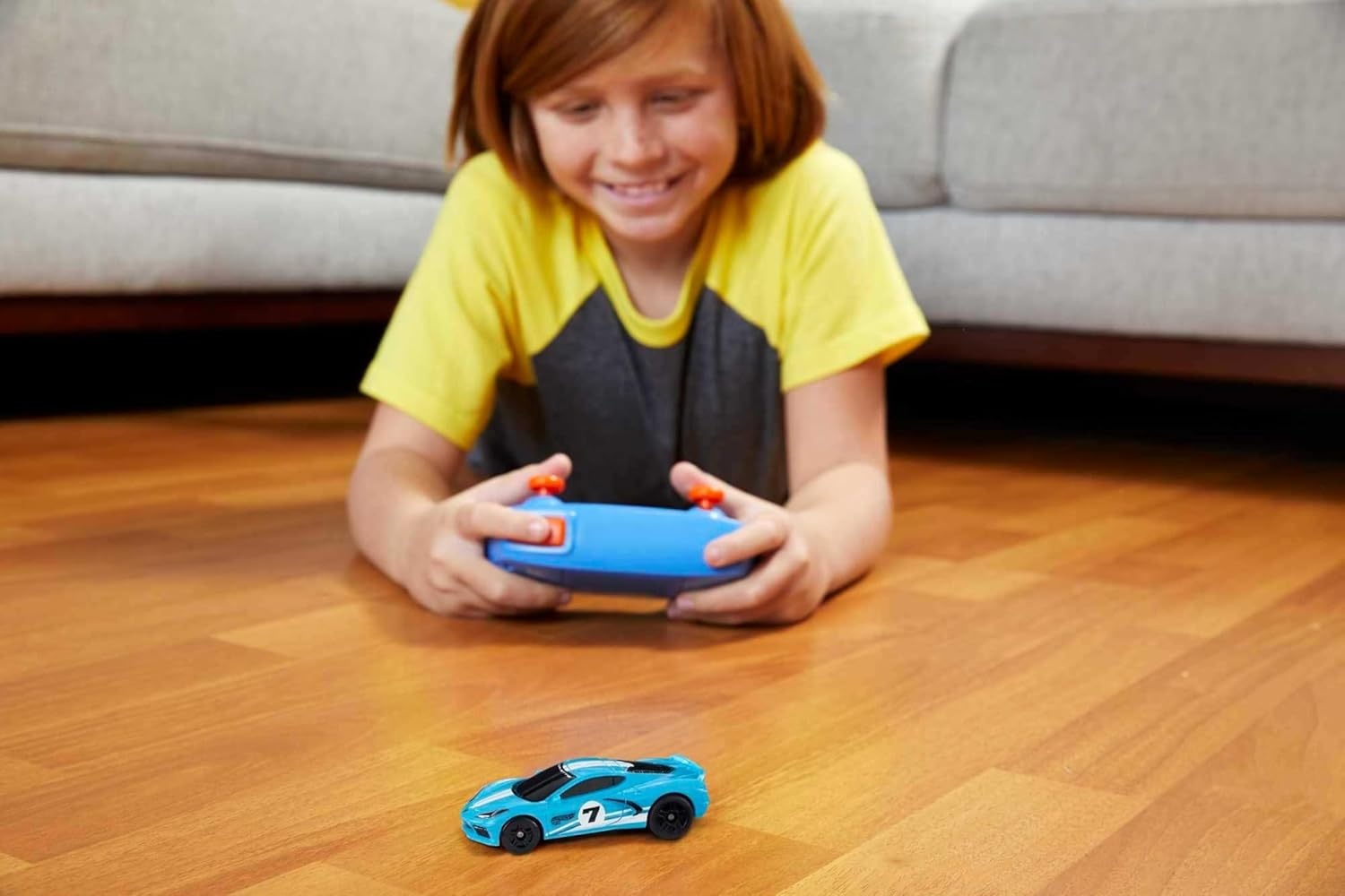 image:imageHot Wheels Toy Car RC Tesla Roadster in 164 Scale RemoteControl Vehicle with Controller amp USB Cable Works On amp Off TrackCorvette