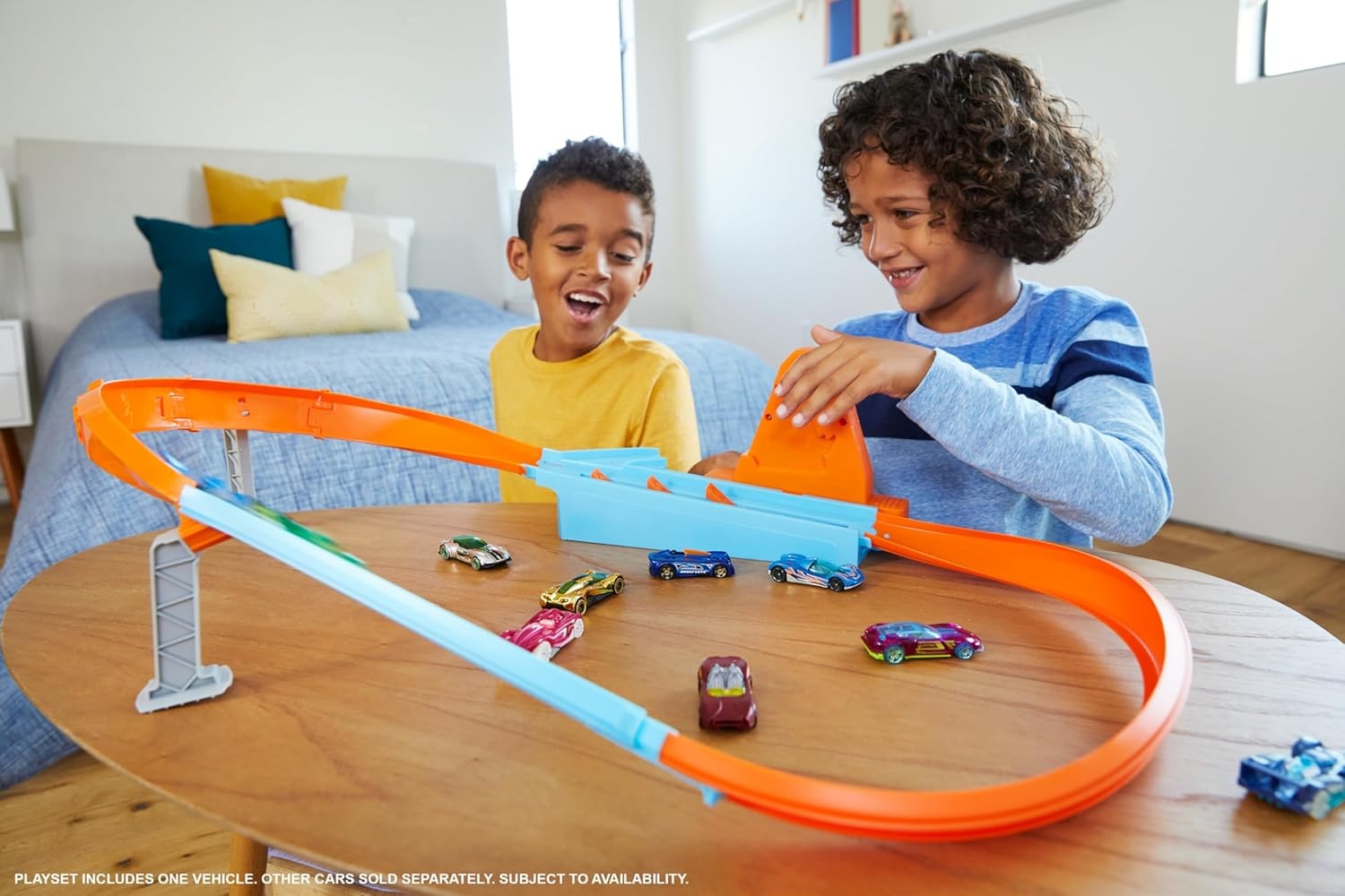 image:imageHot Wheels Toy Car Track Set Rapid Raceway Champion MultiCar Launcher Connects to Other Sets Includes 164 Scale CarRapid Raceway