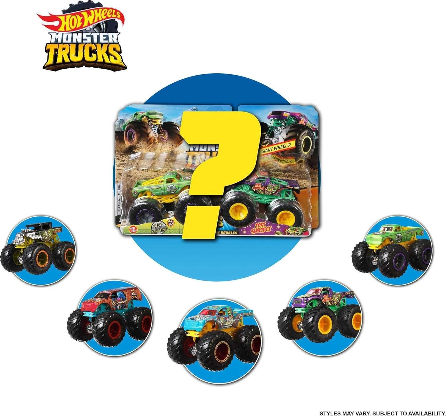 image:imageHot Wheels Toy Cars amp Monster Trucks Sharks vs Dinos Multipack with 2 Big Rigs 2 164 Scale Monster Trucks amp 2 164 Scale Hot Wheels Vehicles2Pack Demolition