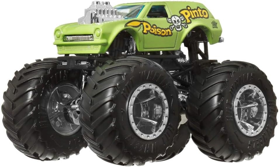 image:imageHot Wheels Toy Cars amp Monster Trucks Sharks vs Dinos Multipack with 2 Big Rigs 2 164 Scale Monster Trucks amp 2 164 Scale Hot Wheels VehiclesEpic 4Pack