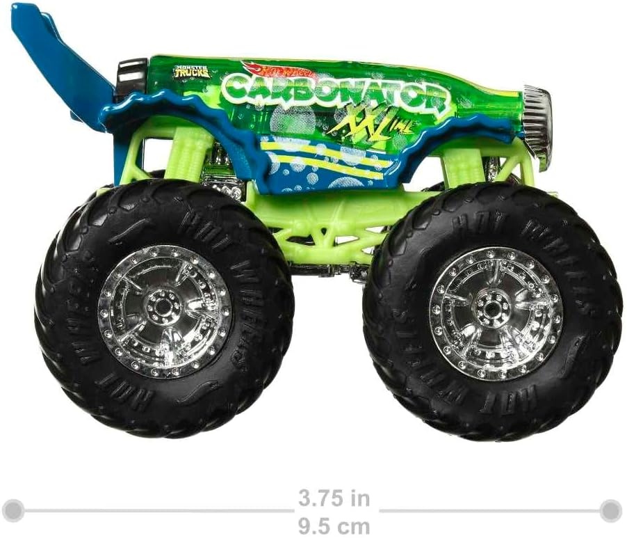 image:imageHot Wheels Toy Cars amp Monster Trucks Sharks vs Dinos Multipack with 2 Big Rigs 2 164 Scale Monster Trucks amp 2 164 Scale Hot Wheels VehiclesEpic 4Pack