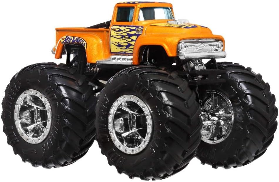 image:imageHot Wheels Toy Cars amp Monster Trucks Sharks vs Dinos Multipack with 2 Big Rigs 2 164 Scale Monster Trucks amp 2 164 Scale Hot Wheels VehiclesEpic 4Pack