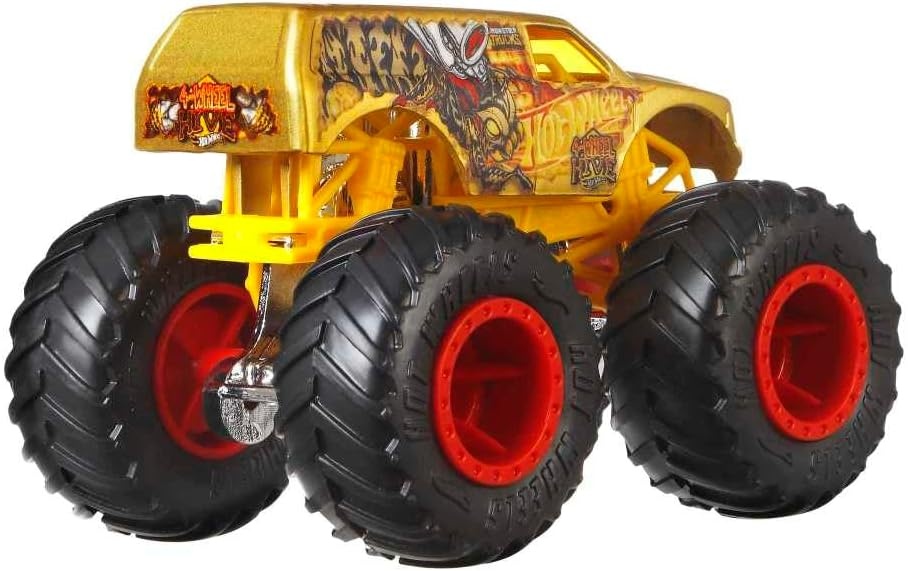 image:imageHot Wheels Toy Cars amp Monster Trucks Sharks vs Dinos Multipack with 2 Big Rigs 2 164 Scale Monster Trucks amp 2 164 Scale Hot Wheels VehiclesEpic 4Pack
