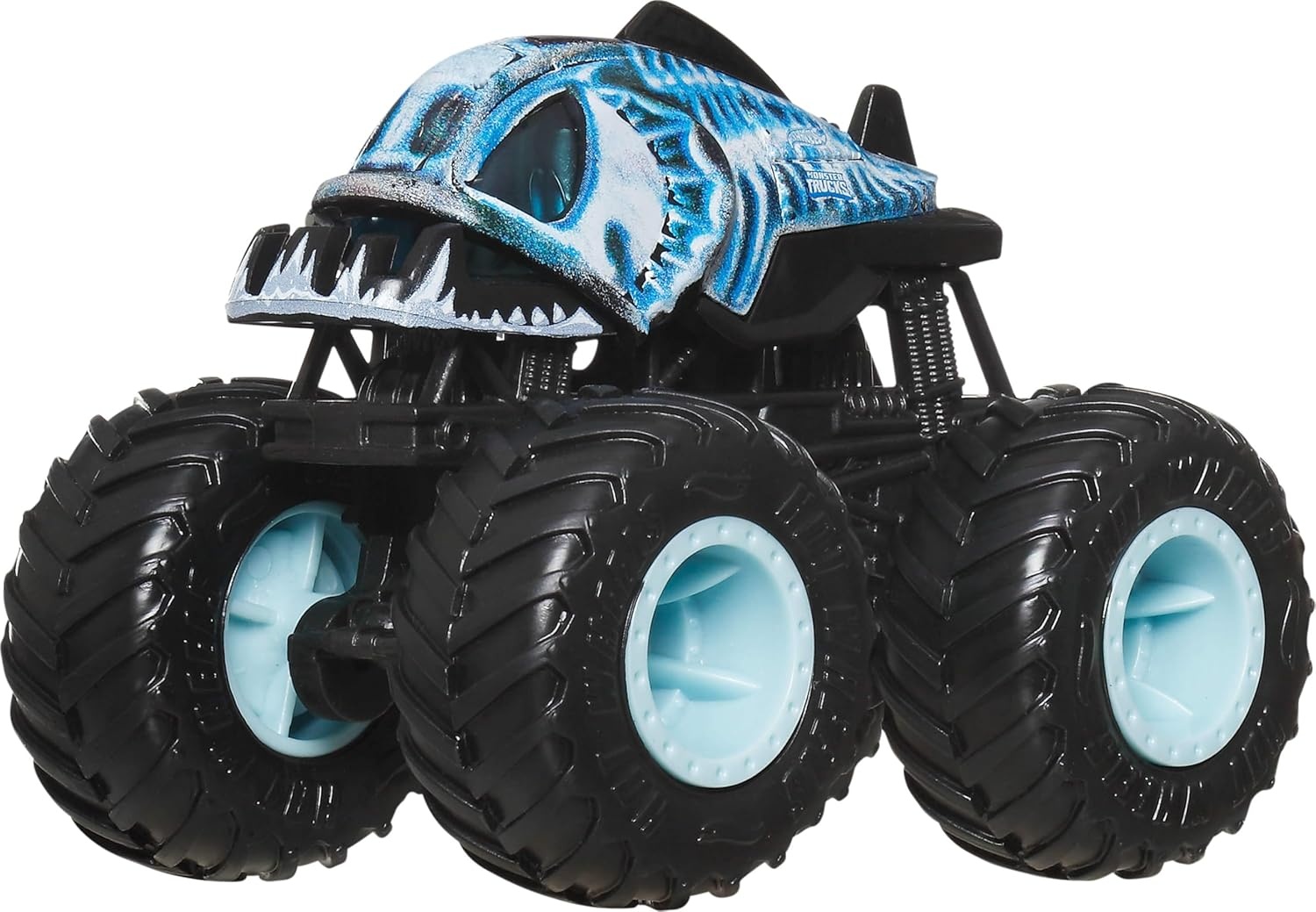 image:imageHot Wheels Toy Cars amp Monster Trucks Sharks vs Dinos Multipack with 2 Big Rigs 2 164 Scale Monster Trucks amp 2 164 Scale Hot Wheels VehiclesXRay 4Pack