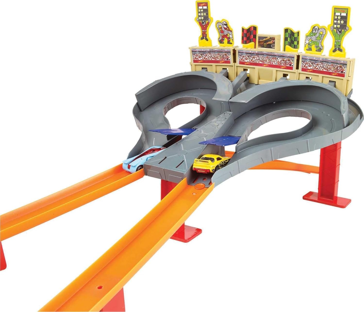 image:imageHot Wheels Track Set Super Speed Blastway Playset DualTrack Racing for 1 or 2 Players Includes 164 Scale Toy Car