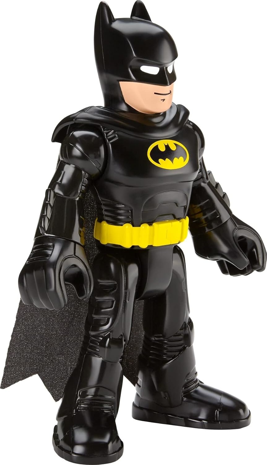 image:imageImaginext DC Super Friends Batman XL Toy 10in Figure with Fabric Cape for Preschool Kids Ages 3 Years