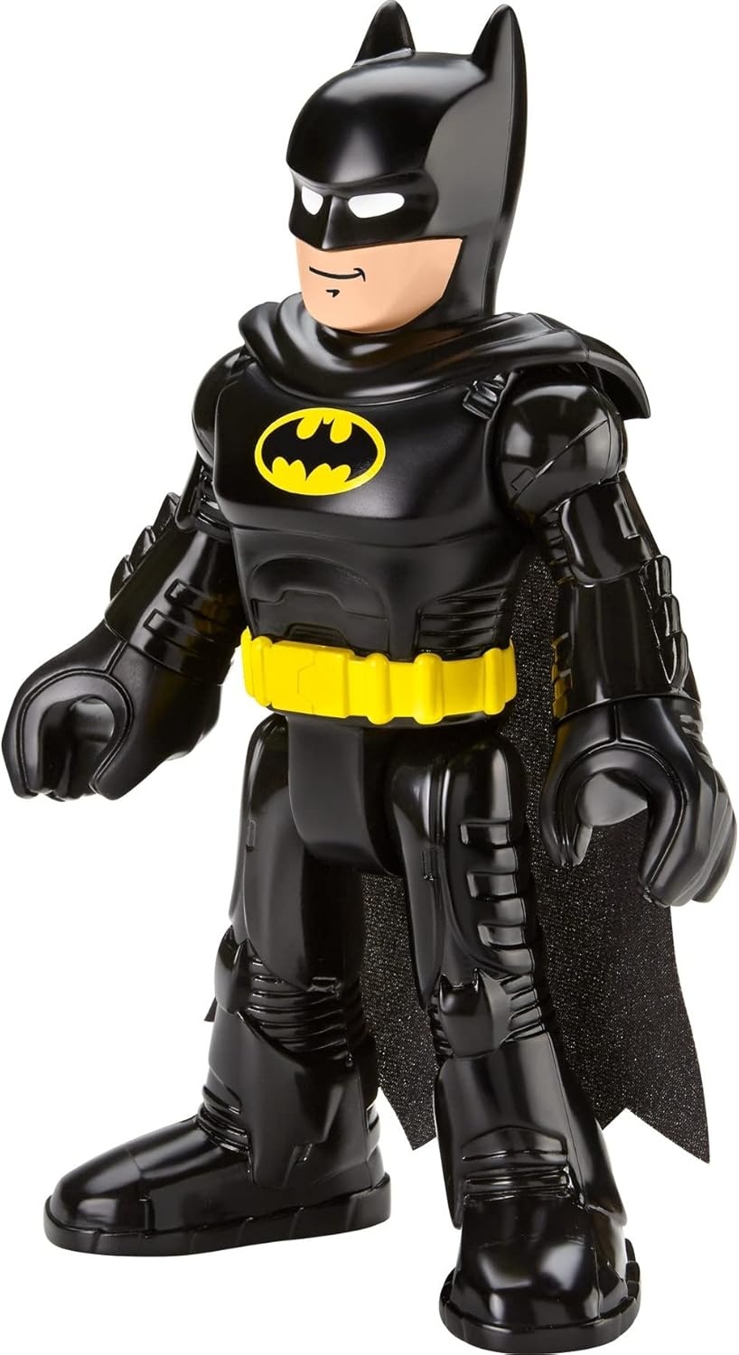 image:imageImaginext DC Super Friends Batman XL Toy 10in Figure with Fabric Cape for Preschool Kids Ages 3 Years