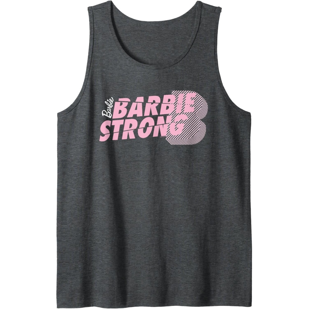 imageBarbie Barbie Strong Tank TopDark Heather Grey