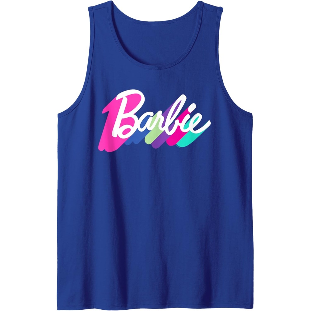 imageBarbie Multicolor Logo Tank TopRoyal Blue