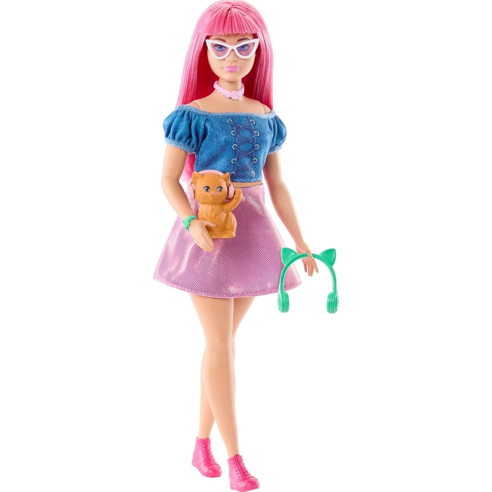 imageBarbie Mysteries Beach Detectives Ken Doll Wearing Removeable Signature Outfit with Storytelling Accessories Including Apron amp SnacksDaisy