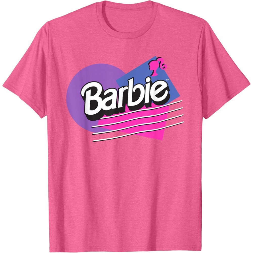 imageBarbie Retro Logo TShirtPink Heather