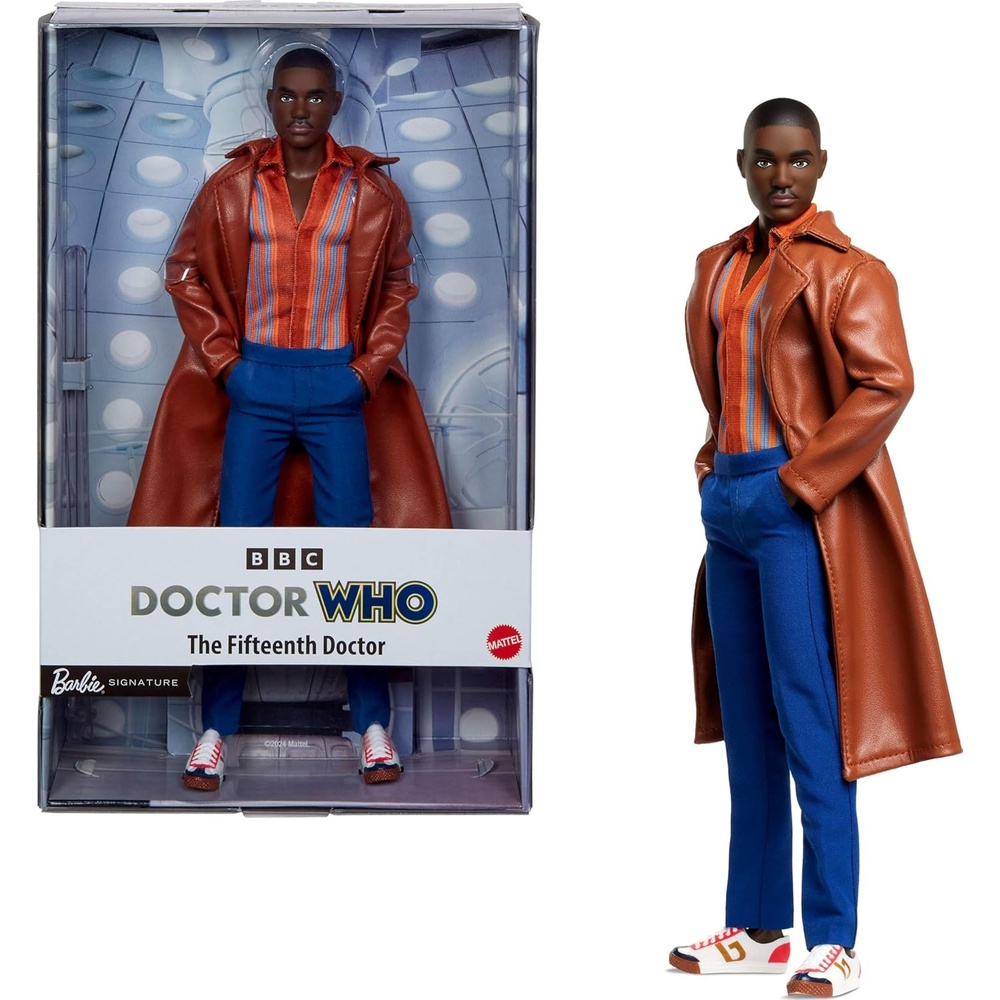 imageBarbie The Fifteenth Doctor Doll Dr Who Collectible Inspired by the Series 14th Season with Doll Stand amp Certificate of Authenticity