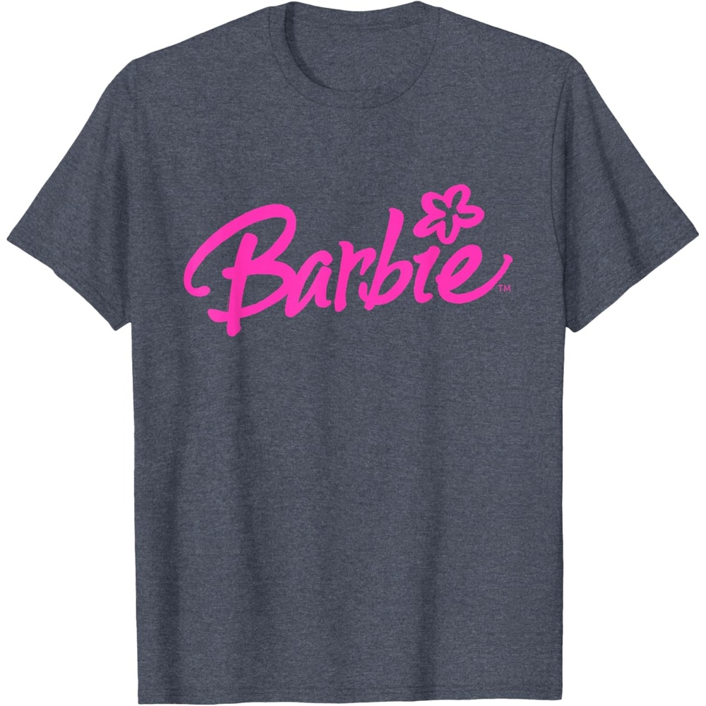 imageBarbie Y2K Logo TShirtHeather Blue