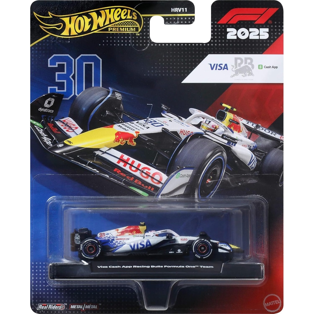 image:imageHot Wheels 164 Scale Premium DieCast Formula 1 Collectible Toy Race Car with Real Riders Tires amp MetalMetal Body amp Chassis Styles May Vary