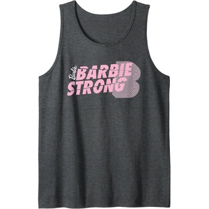 Barbie – Barbie Strong Tank Top(Dark Heather Grey)