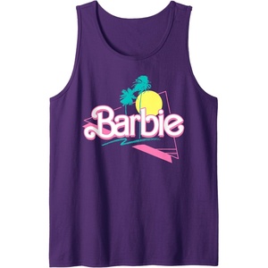 Barbie 90’s Retro Logo Tank Top(Purple)