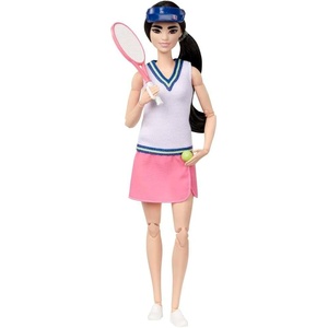 Barbie Doll & Accessories, Career Tennis Player Doll with Racket and Ball(Doll)