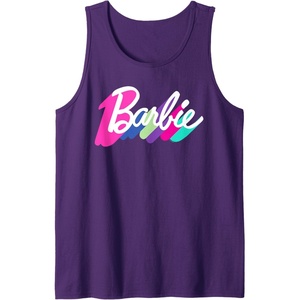 Barbie Multicolor Logo Tank Top(Purple)